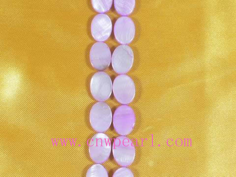 five strands oval shaped shell strands